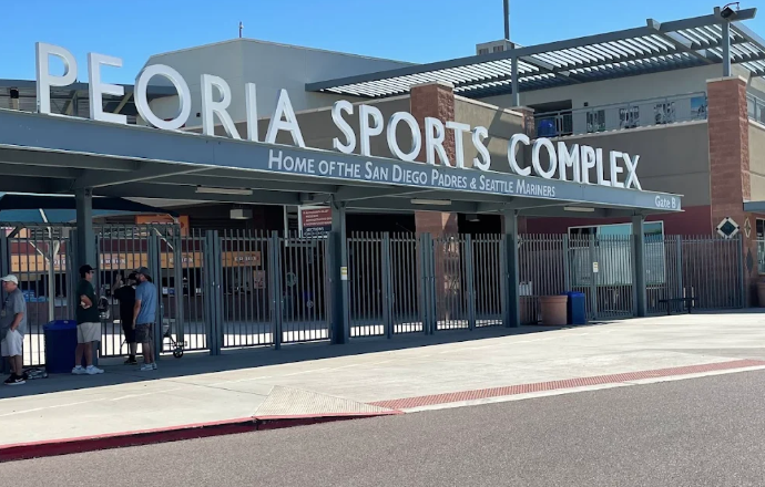 Peoria Sports Complex — home of the Seattle Mariners and San Diego Padres for Cactus League Spring Training. Located just minutes from many Peoria neighborhoods.